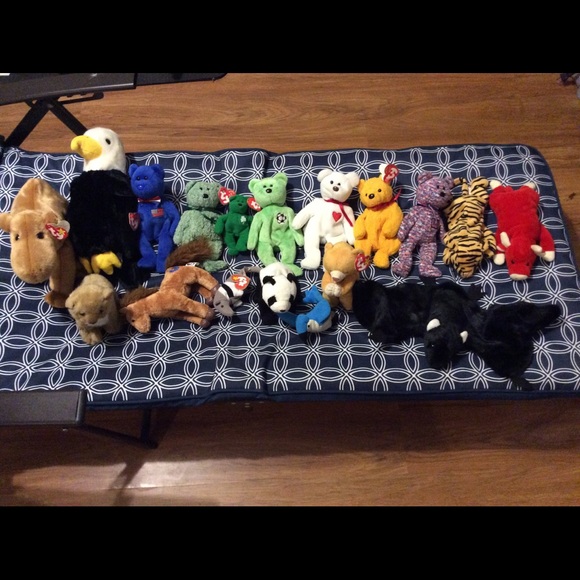 LOT! Of Cool RARE! TY Beanie Babies Collection